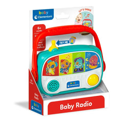 Clementoni Baby My First Radio, Battery Operated