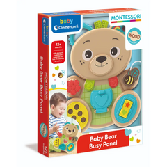 Clementoni Montessori Bear Busy Panel