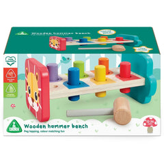 Early Learning Centre Classic Wood Hammer Bench