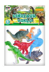 Powe Joy Animal Worldz Dinosaur 4 Inches 6-Pieces Set