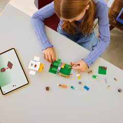 Lego Minecraft Chicken Farm - Gaming Building Toy