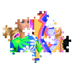 أحجية كليمنتوني – باربي الرياضية، 104 قطعة