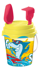 Mondo Bio Beach Bucket Set 17cm Surfing Shark