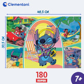 Clementoni Puzzle Adventure Stitch 180-Pieces