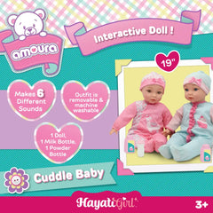 Baby Amoura Cuddle Baby Doll 19-inches