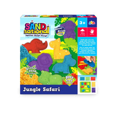 Sandsational Jungle Safari with Colourful Sand 500g