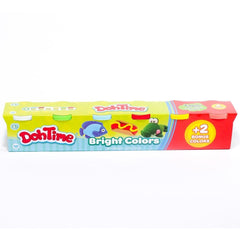 Dohtime Bright Colors 4+2 Pack 3Assortment 3Oz