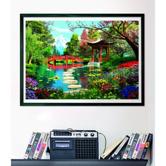 Clementoni Puzzle HQC Fuji Garden+Poster 1000pcs