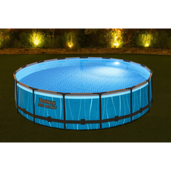 بريستواي – مجموعة مسبح SteelPro Max LED، 457×107 سم