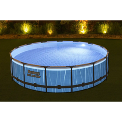 بريستواي – مجموعة مسبح SteelPro Max LED، 457×107 سم