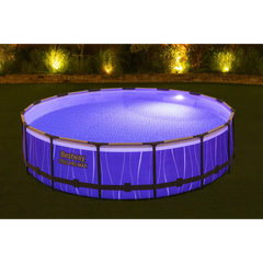 بريستواي – مجموعة مسبح SteelPro Max LED، 457×107 سم