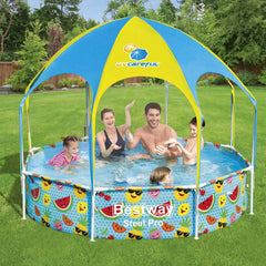 Bestway Steel Pro UV Careful Splash-in-Shade Play Pool 2.44m x 51cm (8 x 20")