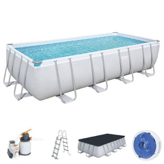 Bestway Power Steel Rectangular Pool Set 5.49m x 2.74m x 1.22m (18 x 9 x 48")