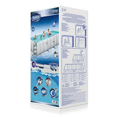Bestway Power Steel Rectangular Pool Set 5.49m x 2.74m x 1.22m (18 x 9 x 48")