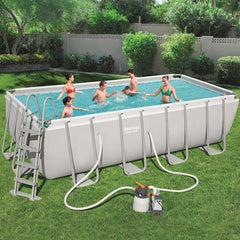 Bestway Power Steel Rectangular Pool Set 4.88m x 2.44m x 1.22m (16 x 8 x 48")