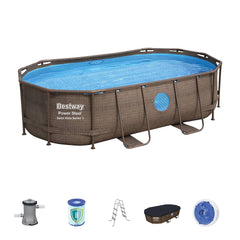 مجموعة مسبح Bestway باور ستيل فيستا
4.27 م × 2.50 م × 1.00 م (14 × 82 بوصة × 39.5 بوصة)