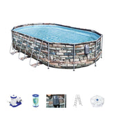 Bestway Pool Powersteel Graph Pool Set 6.10m x 3.66m x 1.22m (20 x 12 x 48")