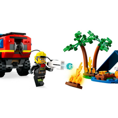 ليجو – شاحنة إطفاء مع قارب الإنقاذ