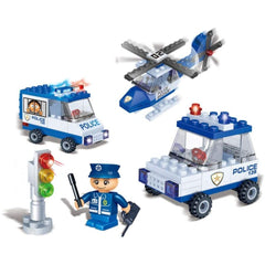 Banbao Police Series Blocks Toys 110-pcs