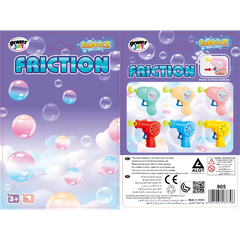 Power Joy Bubble Friction Mini Gun Asst