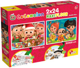 Cocomelon Double-Face Maxifloor Puzzles 2x24 Happy Holidays