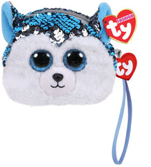 TY Fashion Sequin Dog Slush Wristlet