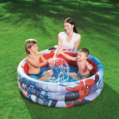 Bestway Pool 3 Ring Spiderman 122X30