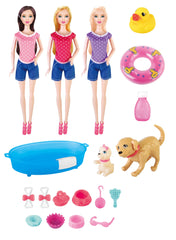 Power Joy Leila Bath Dog - Kids Bath Time Toy