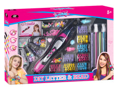 Power Joy Glamglam DIY Letter & Bead 2-In-1 Set for Kids