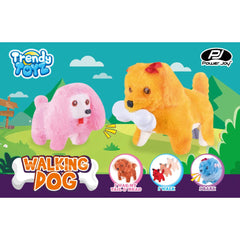 Power Joy Trendy Walking Dog Light & Sound Battery Operated Assortment