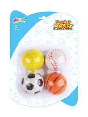 Kidzpro Pu Soft Ball 4-Pieces Set