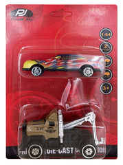 Power Joy Vroom Vroom Diecast Premium 1/64 2-In-1 Set