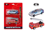 Power Joy Vroom Vroom Diecast Premium 1/64 2-In-1 Set