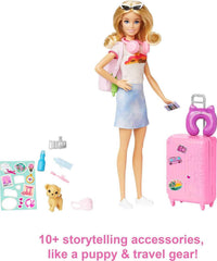 Barbie Travel Doll Refreshed Playset