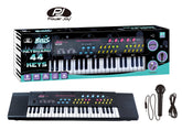 Power Joy Music Keyboard 44 Keys With Mic Battery Operated