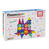 Picasso Magnetic Educational Building Tile Set 33pieces