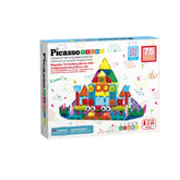 Picasso Magnetic Tiles with Hedgehog Building Block Set 75pieces