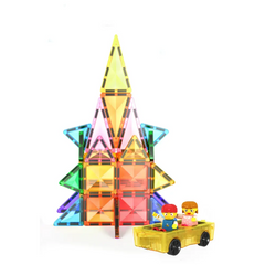 Picasso Magnetic Tiles Mini Diamond with 2Character+Car Truck 120pieces