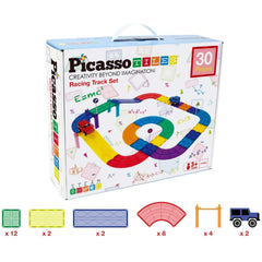 Picasso Magnetic Tiles Race Track Set 30-pieces