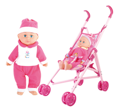 Power Joy Baby Cayla Trolley With Doll Set 40cm