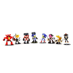 Sonic Figure Action 8Pack Deluxe Box 3Inch