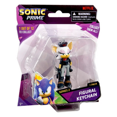 Sonic Figure Key Chain Blister Pack 2.5-Inches 10Asst