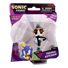 Sonic Figure Key Chain Blister Pack 2.5-Inches 10Asst