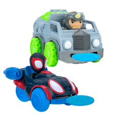 Spidey N Friends Miles with Rhino 2-pack