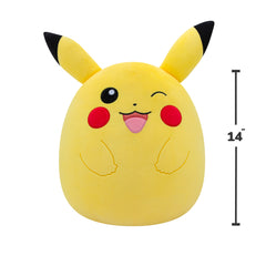 Pokemon Squishmallow Winking Pikachu 14-Inches