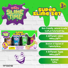 Dohtime Slimetime Super Slime Set 4 Cans in pack