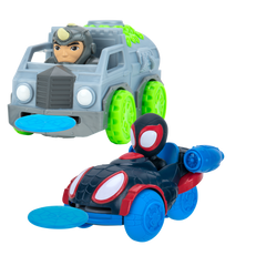 Spidey N Friends Miles with Rhino 2-pack