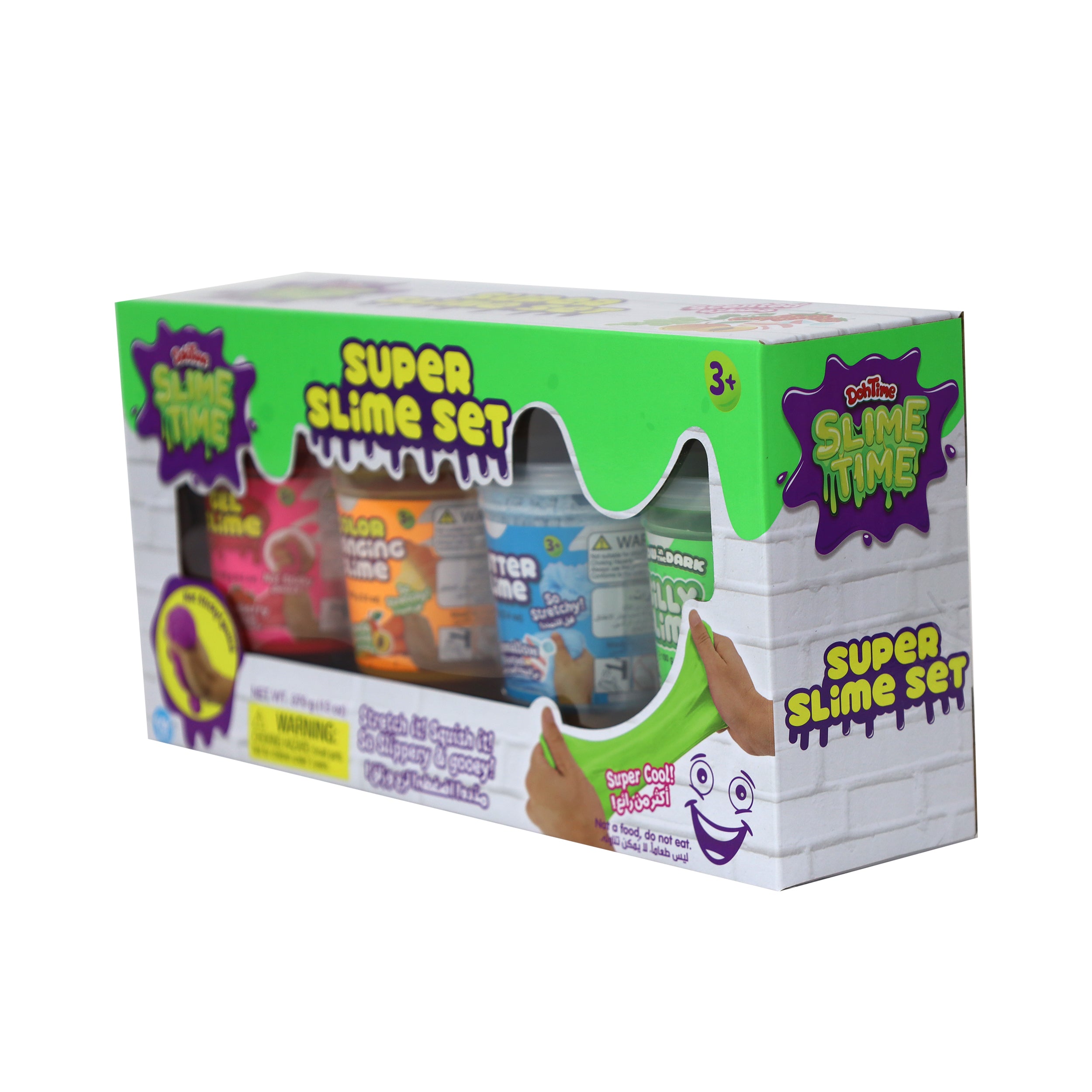 Dohtime Slimetime Super Slime Set 4 Cans in pack