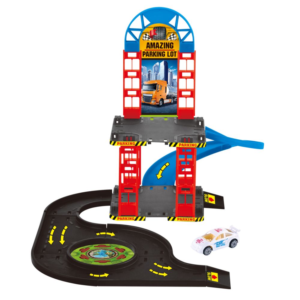 Power Joy Vroom Vroom Amazing Parking Lot With 1 Car