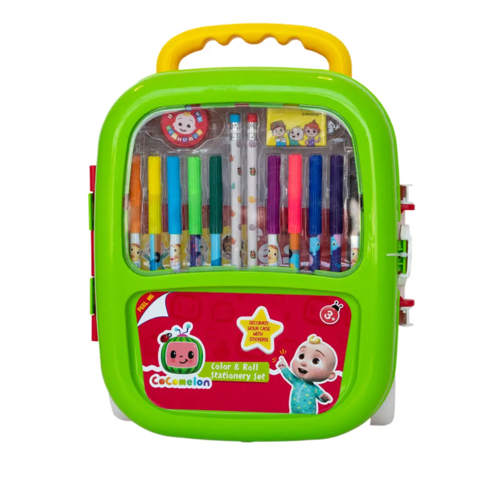 Cocomelon Color &  Roll Stationary Set
